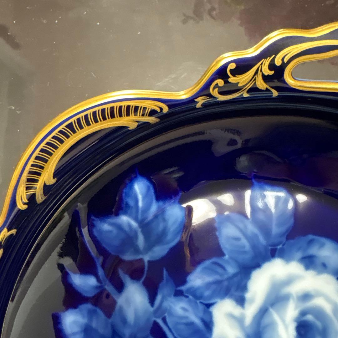 Noritake 限定版 青いバラの鉢皿