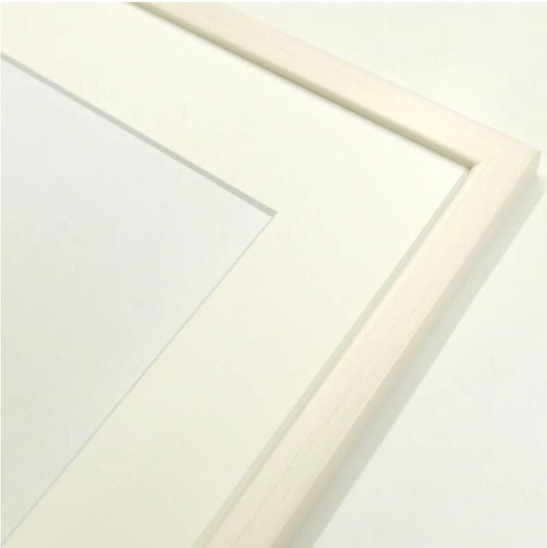 透明水彩画　原画　「野花の咲くフィールド01」額縁付き　F4サイズ　風景画