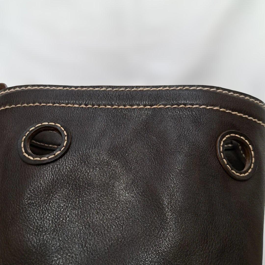 45R ハンドメイドのレザーバケツBAG ピッコロ　ショルダー　ショルダーバッグ