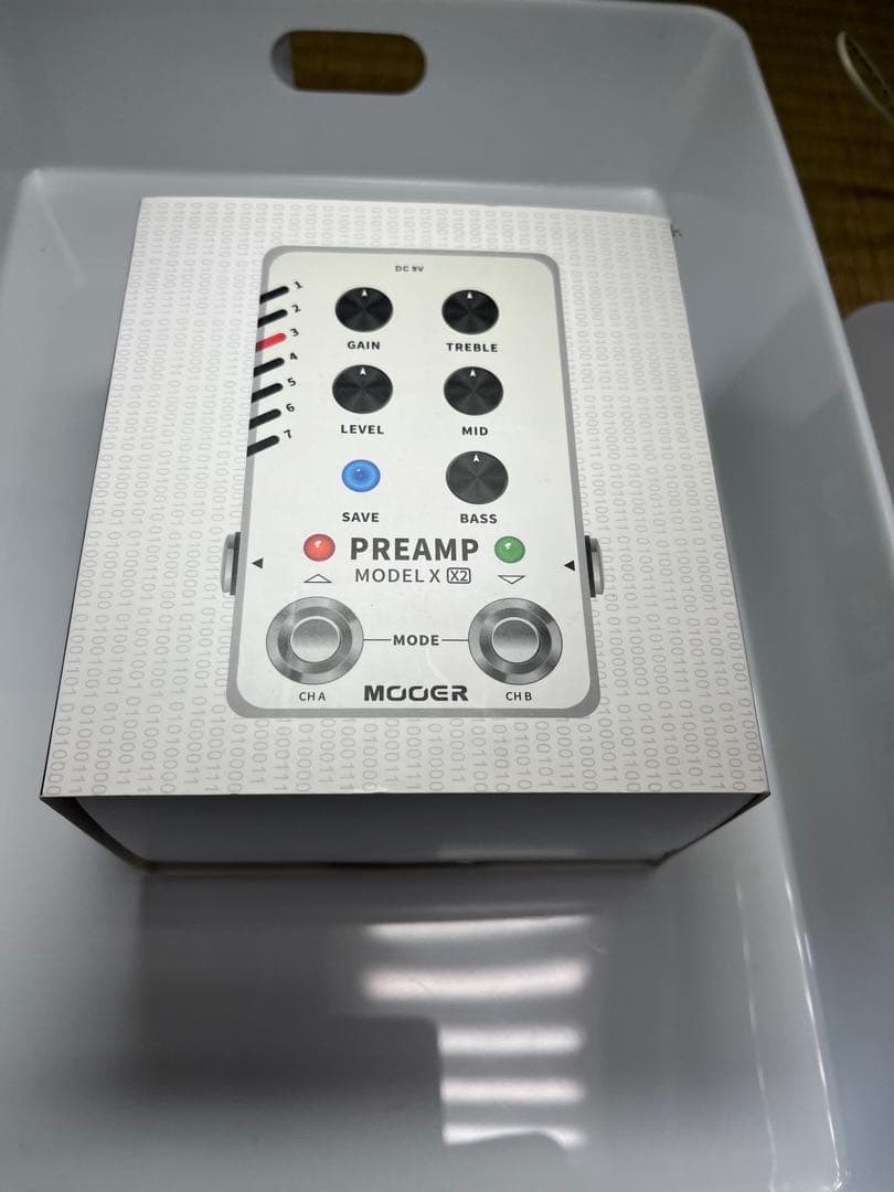 ギター　アンプシミュレータ　MOOER PREAMP MODEL X2