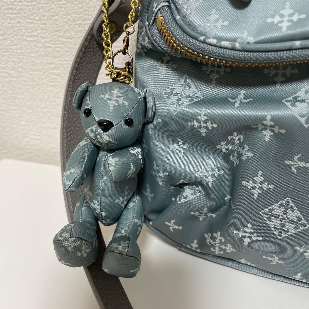 russet ラシット ショルダーバッグ ベアチャーム付き