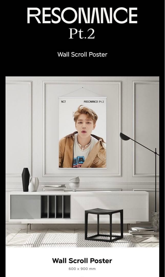 NCT 127 ジョンウ ウォールスクロールポスター 公式