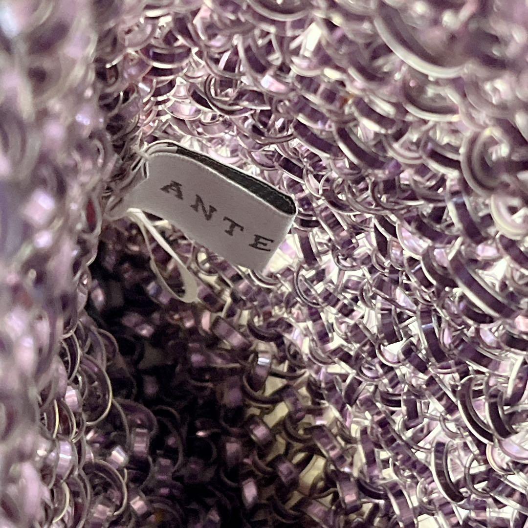 ANTEPRIMA アンテプリマ ワイヤーバッグ パープル スクエア