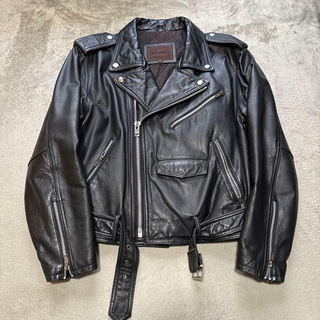 Lold anthony ライダースジャケット 本革 ダブル メンズ アメカジ