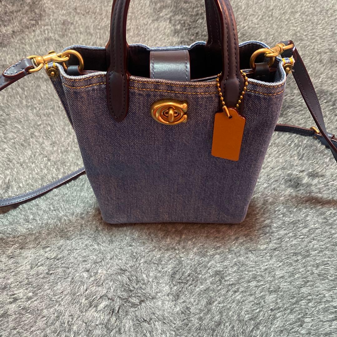 コーチ デニム トートバッグ