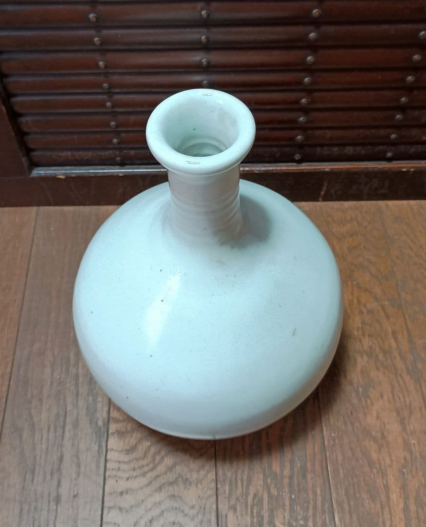 白磁徳利　白磁　花生