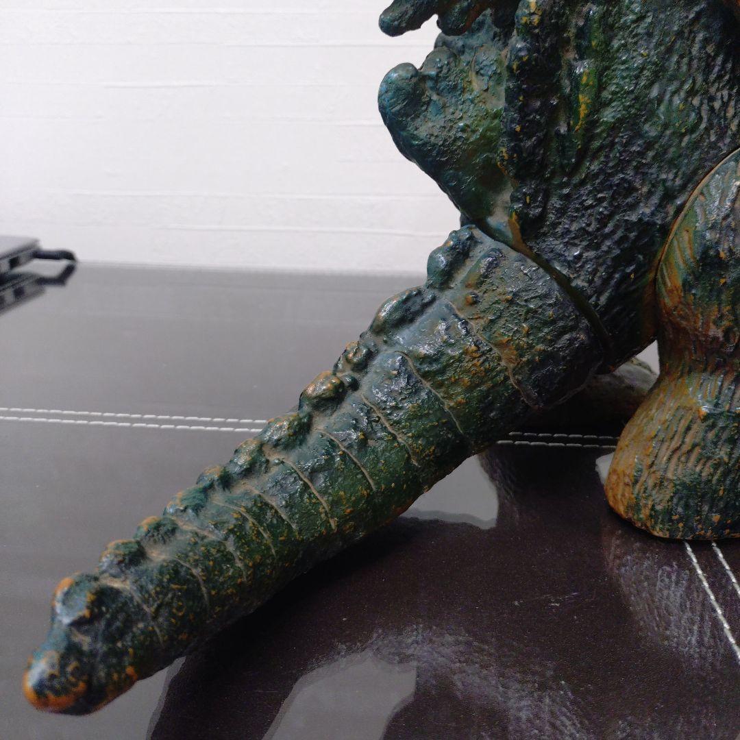 ブルマァク　ジャイアントゴジラ　当時物　ソフビ　版権シール付　ゴジラ