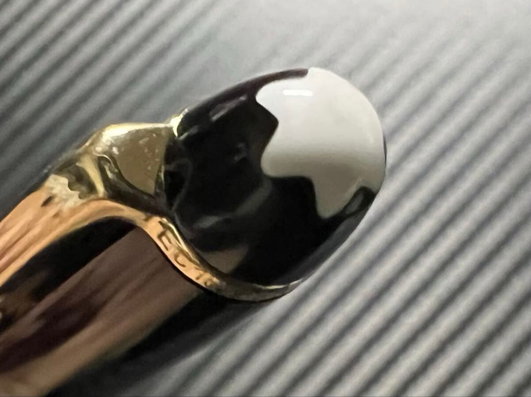 モンブラン 144 ブラック 万年筆 中白 EF 14金ニブ