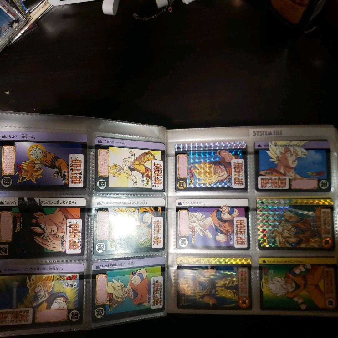 超希少＆極美品。ファイル事送りますよドラゴンボールカードダス 悟空関連まとめ売り