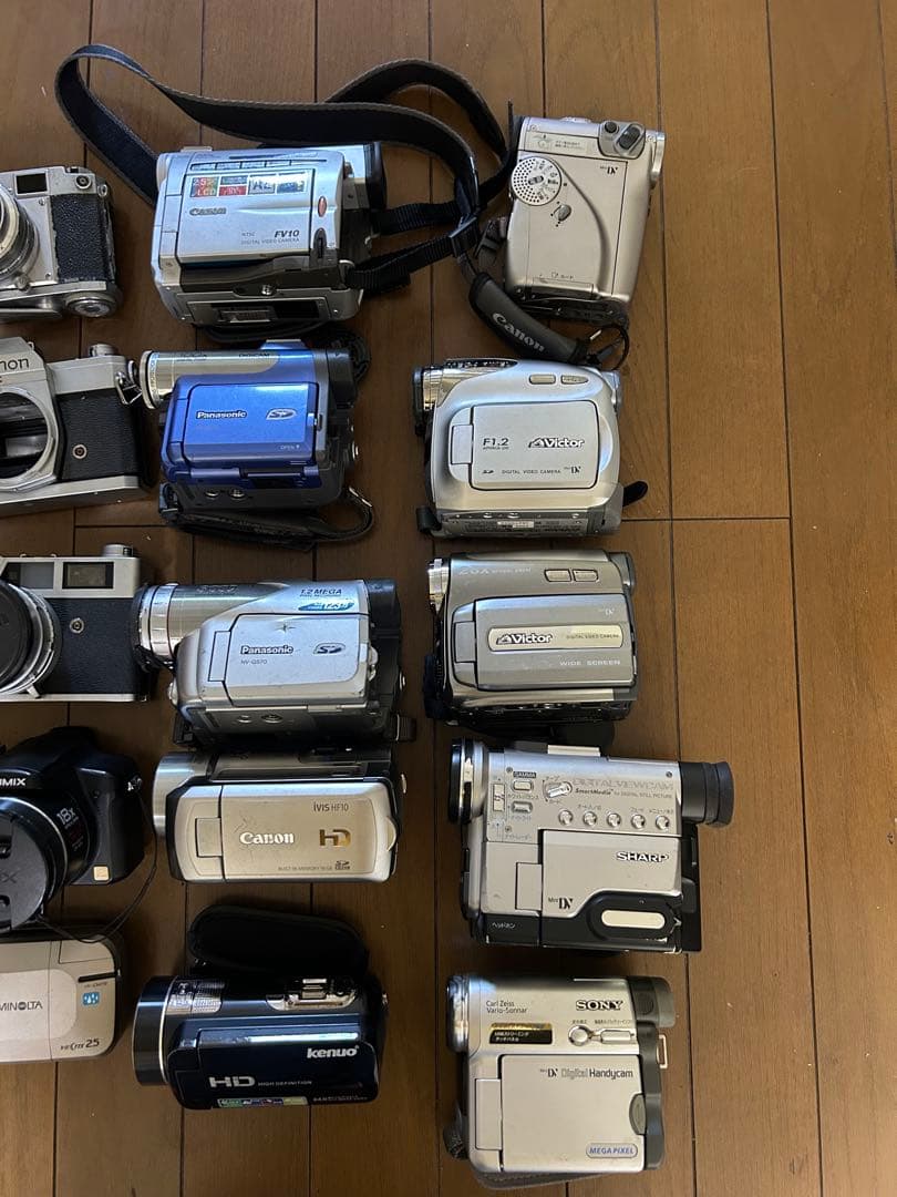 フィルムカメラ、デジタルビデオカメラ、デジカメ 20点 【ジャンク品】