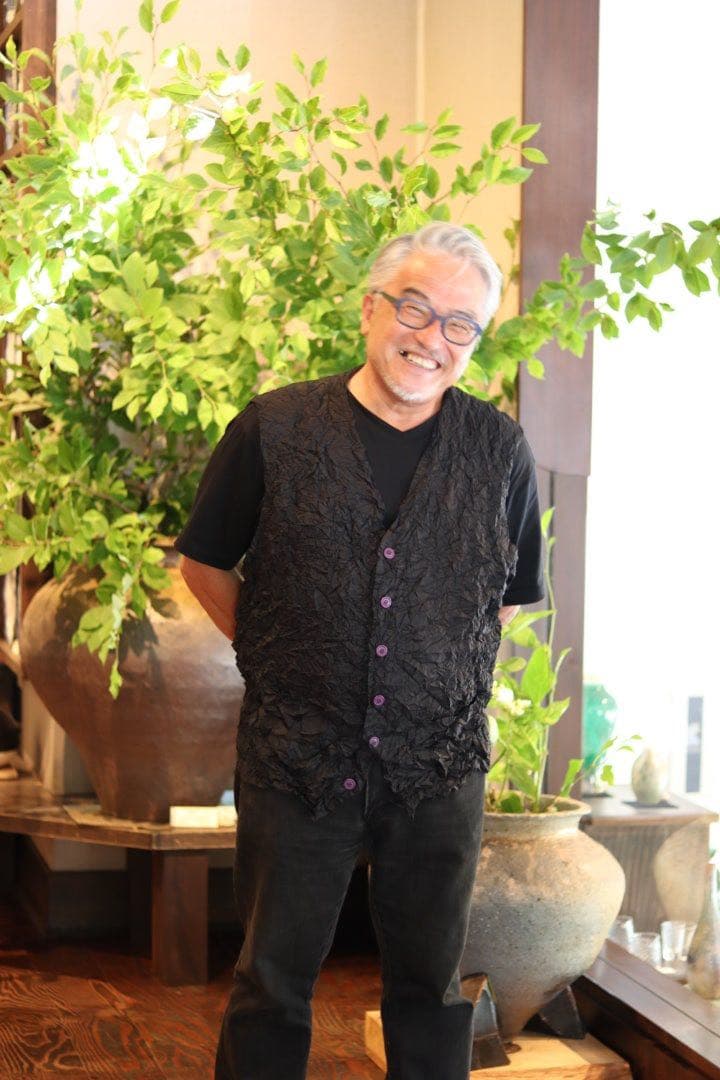 極美品　迫二郎　ガラスボウル　吹きガラス　銀箔 グリーン　ガラス工芸品　アート