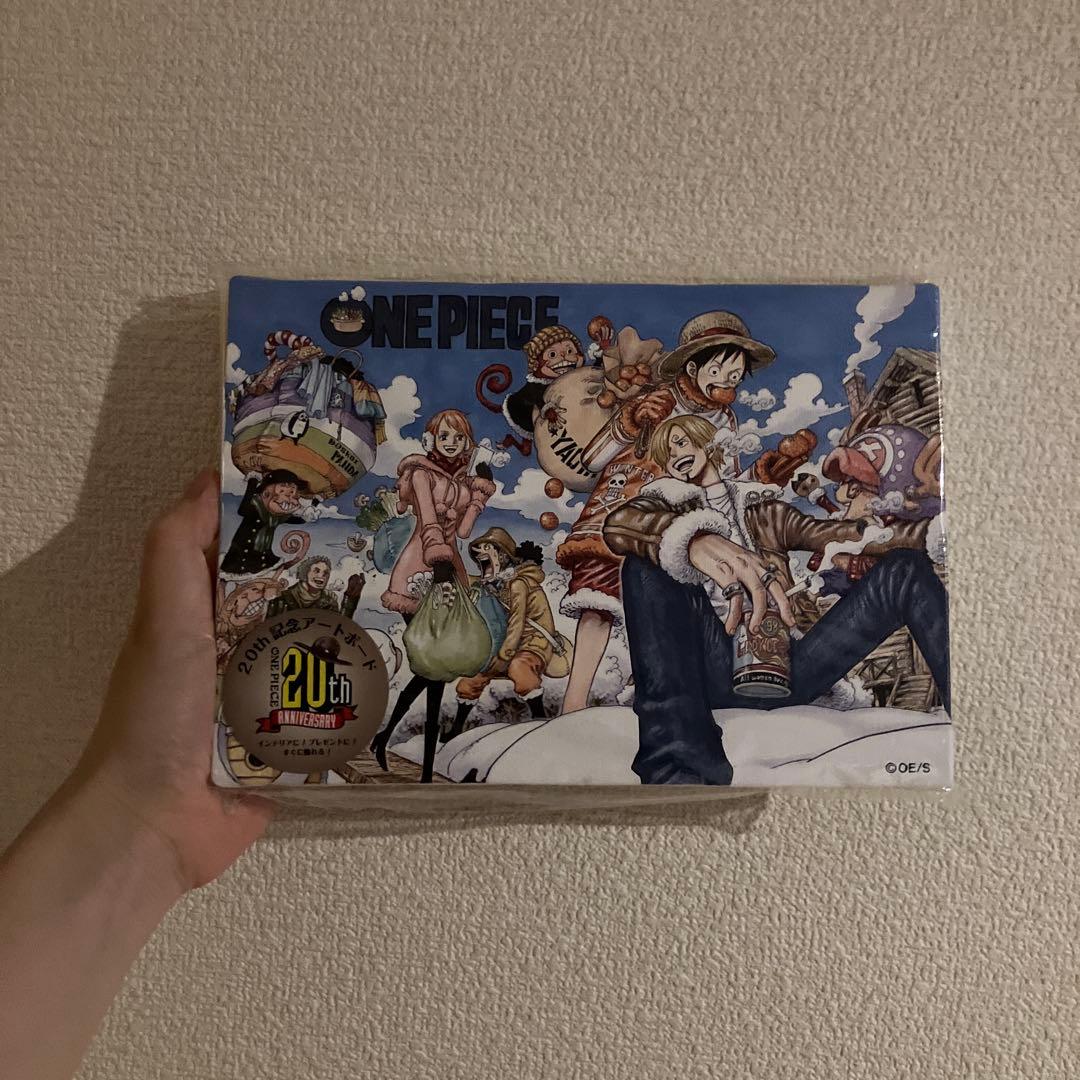 ワンピース　ONEPIECE 20周年記念　キャラクターアートボード