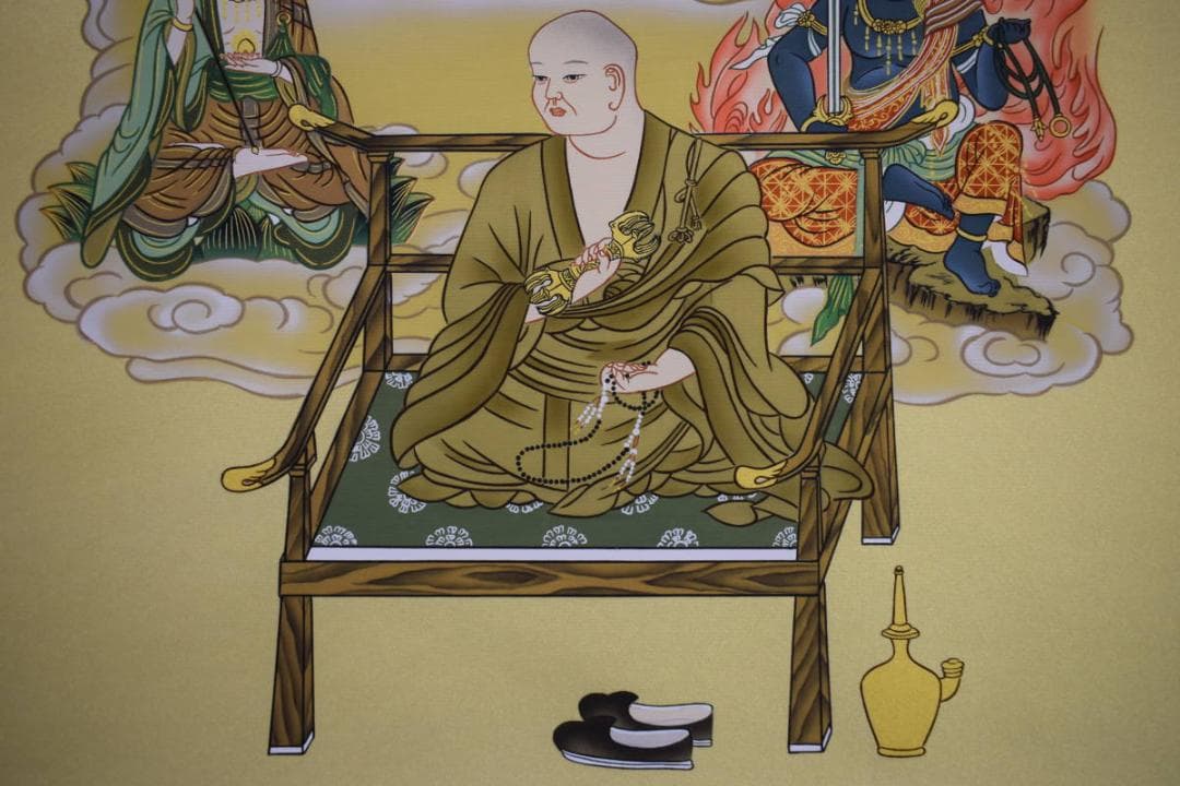 複製/光規/弘法大師十三佛像図/工芸/布袋屋掛軸HJ-351