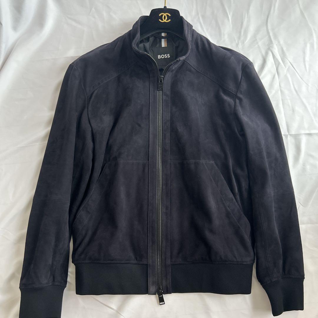 2024現行 HUGO BOSS ゴートレザー山羊革 シングルライダース