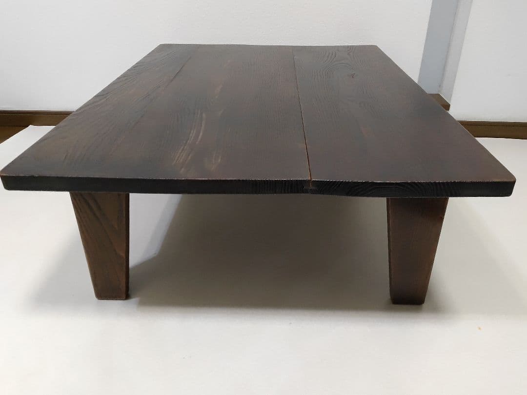 職人の技が光る！ アンティーク 木組み ちゃぶ台 座卓 ローテーブル 昭和レトロ