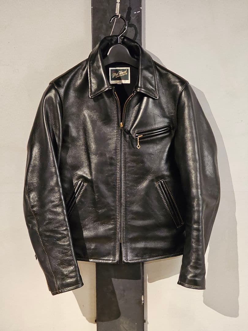 フラットヘッド　36　ホースレザーライダース　新喜皮革　ヘッドファクトリー