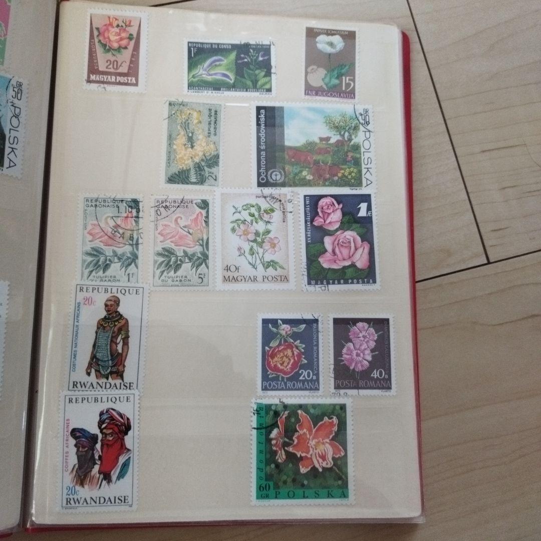 【当時物】現品限り　昭和レトロ　使用済切手　レア　希少　海外　200枚セット