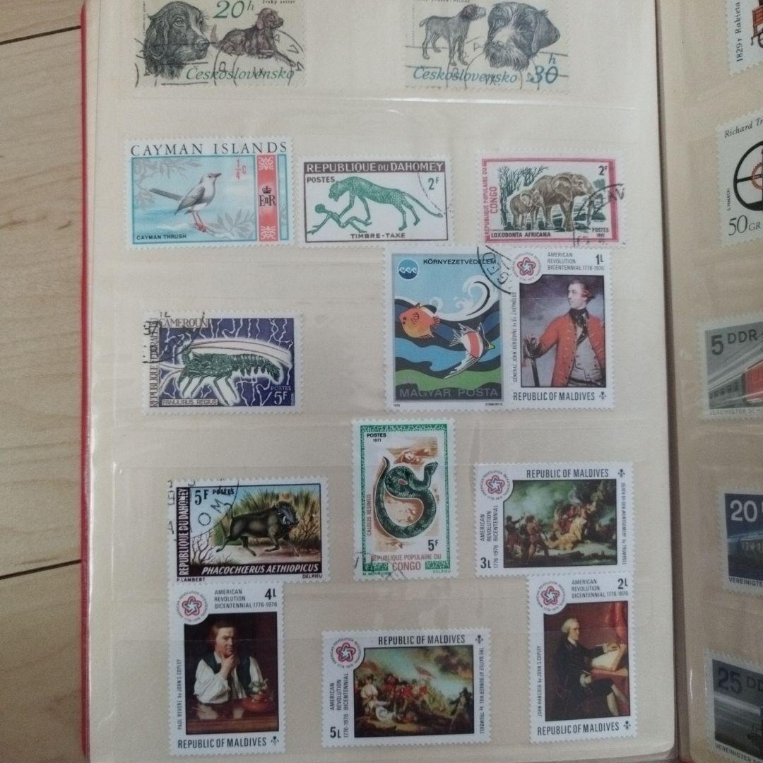 【当時物】現品限り　昭和レトロ　使用済切手　レア　希少　海外　200枚セット