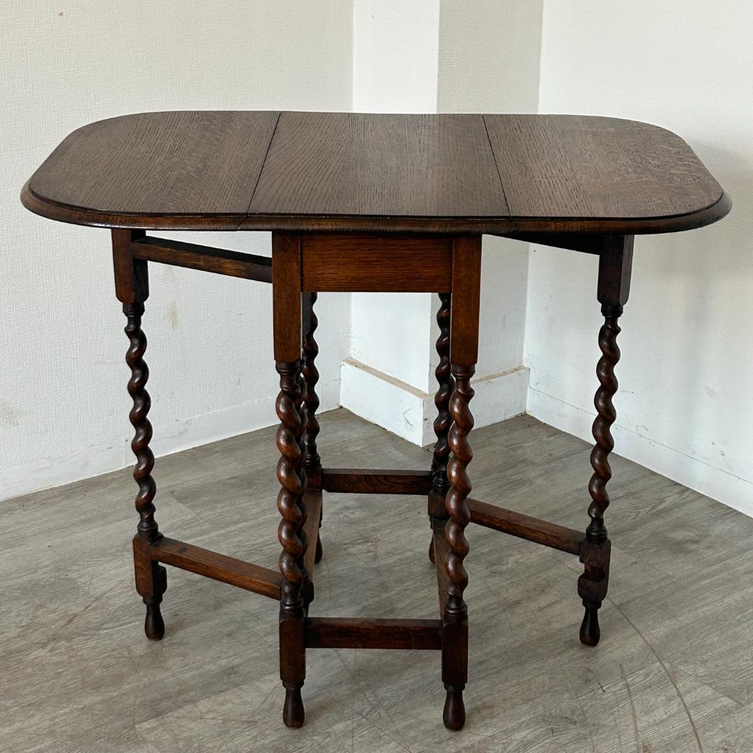 イギリス アンティーク家具 ゲートレッグテーブル 1930年頃 853A