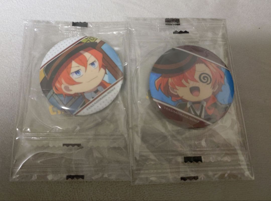 中原中也　中也　缶バッジ　文豪ストレイドッグス　わん　シークレット