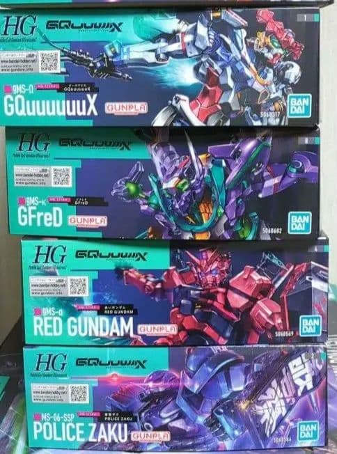 HG ジークアクス ジフレド など ガンプラ 5種 バンダイ