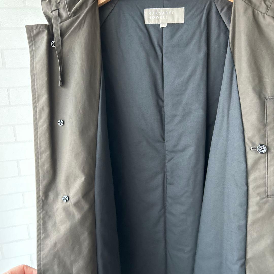 MARGARET HOWELL マーガレットハウエル　コットン　コート　カーキ系
