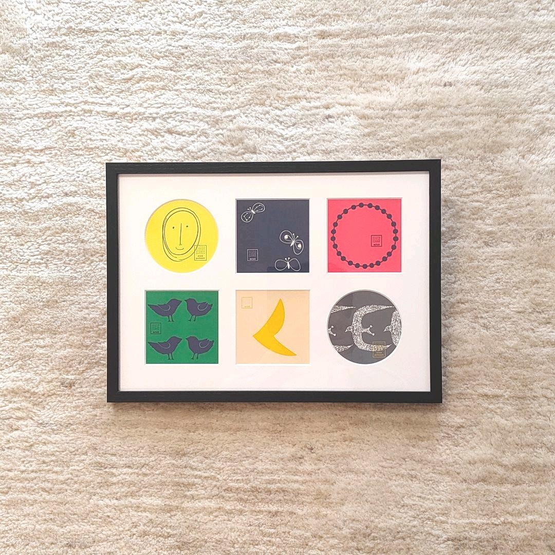 ミナペルホネン【額装込】アートワークNo.27