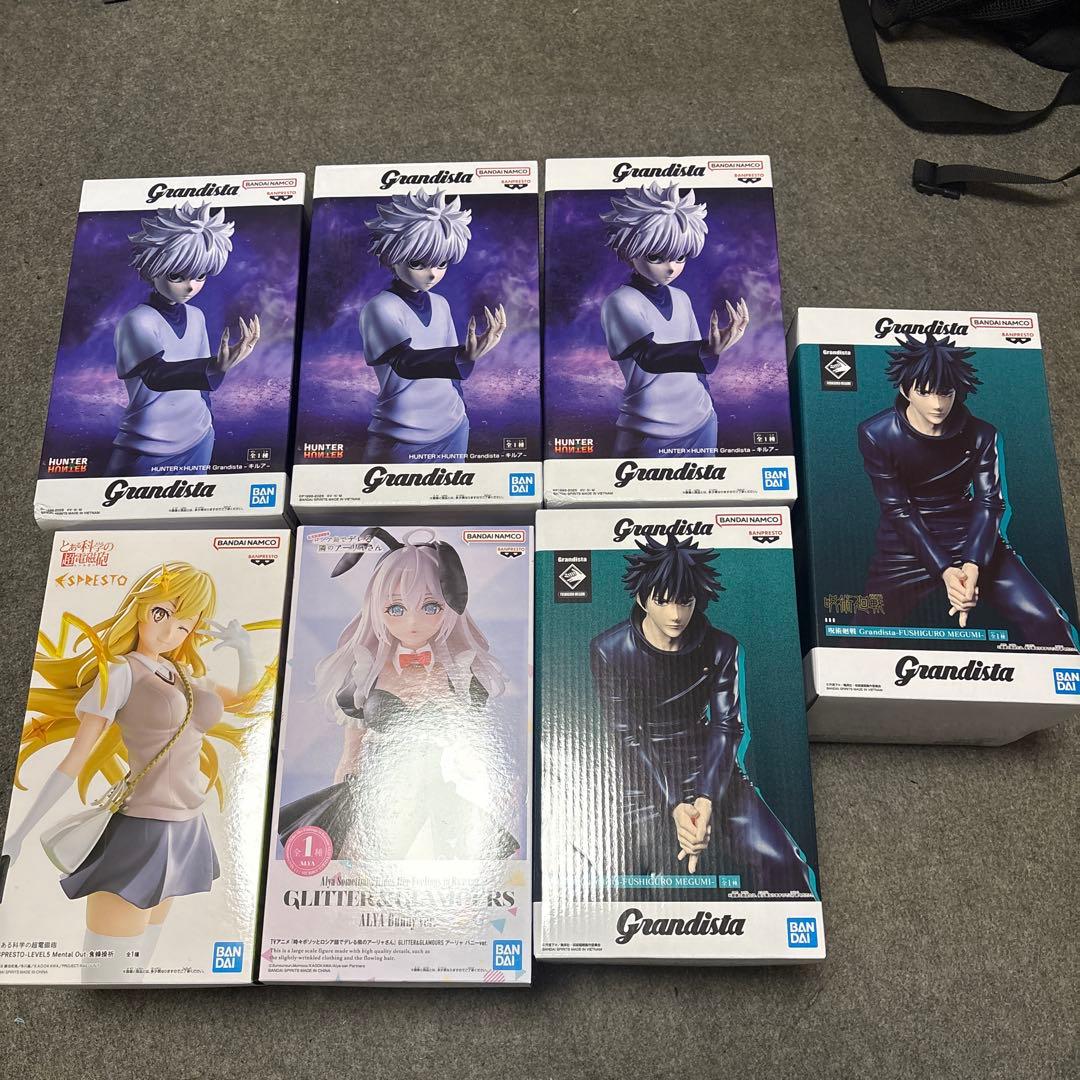 値下げ⭕️未開封 フィギュアセット キルア（三体）伏黒恵（2体）食蜂操祈 アーリャ