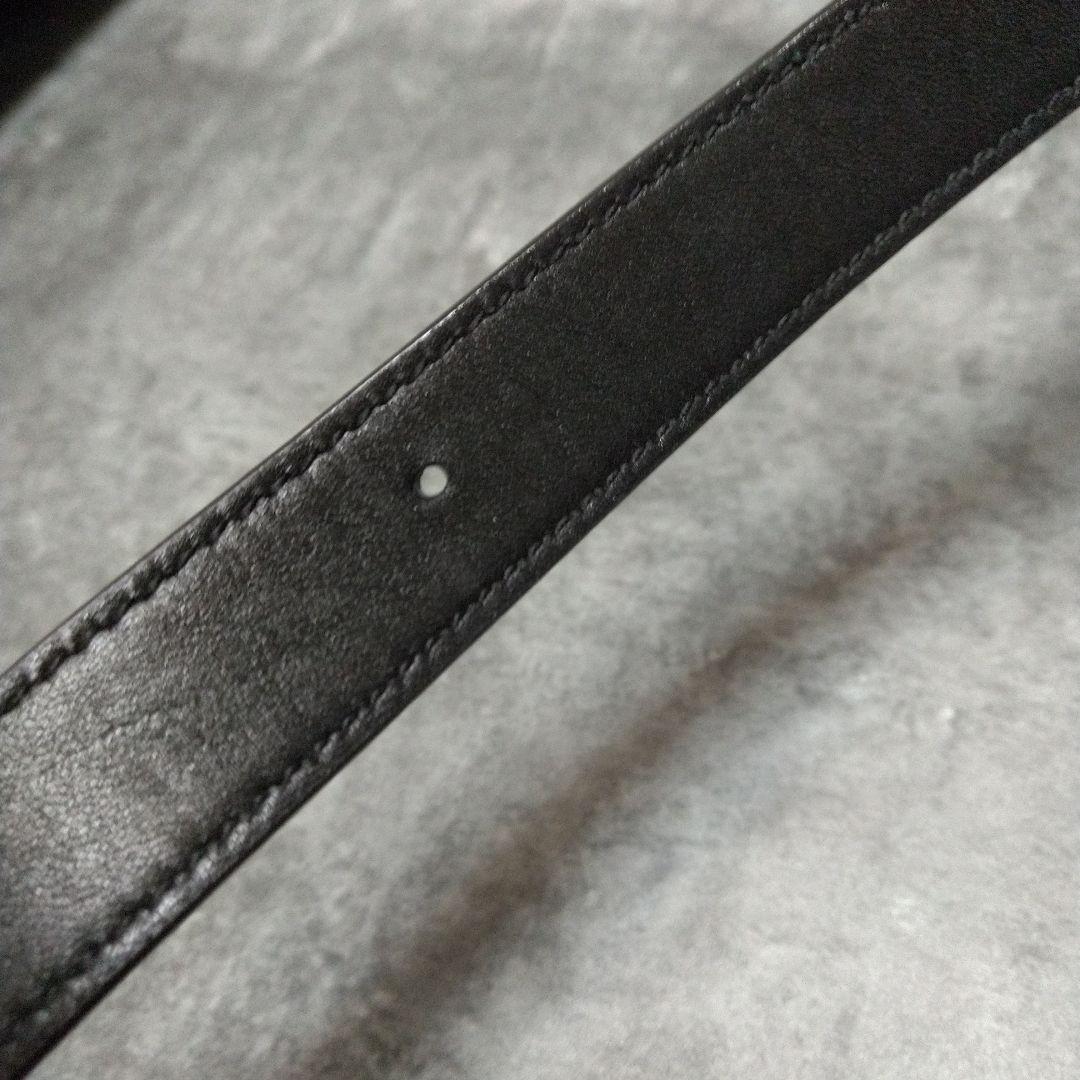 【美品】COACH コーチ ビジネスバッグ黒 レザー 刻印ロゴ A4収納可