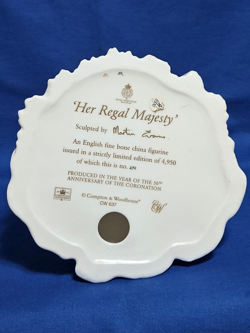 レア エリザベス女王 フィギュア ロイヤルウースター 1953年 フィギュリン
