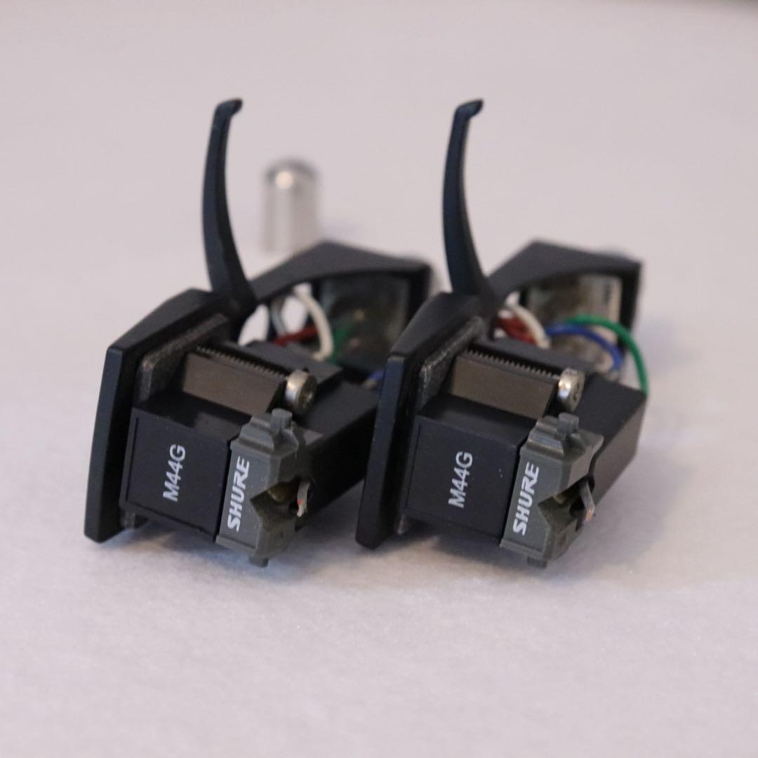 SHURE M44G レコードカートリッジ 2個セット