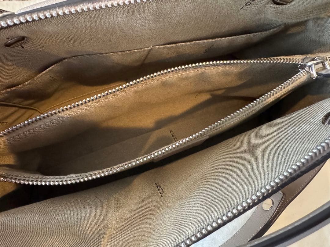 【美品】FENDI バイザウェイ　グレージュ　ミディアム