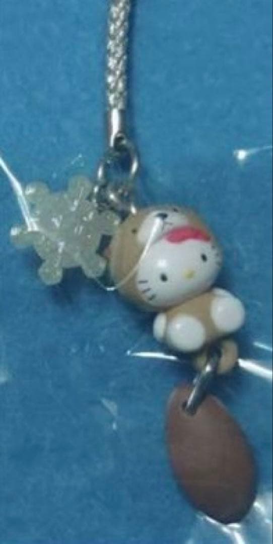 激レア☆しっぽ倶楽部☆ハローキティ☆冬季限定根付5種セット☆2002