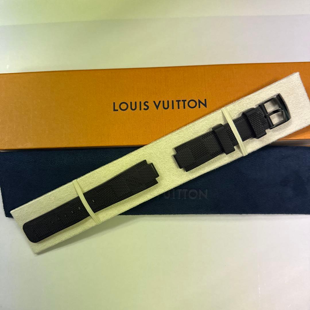 上位モデル　ルイヴィトン　時計　ダミエ　ラバーベルト　メンズL