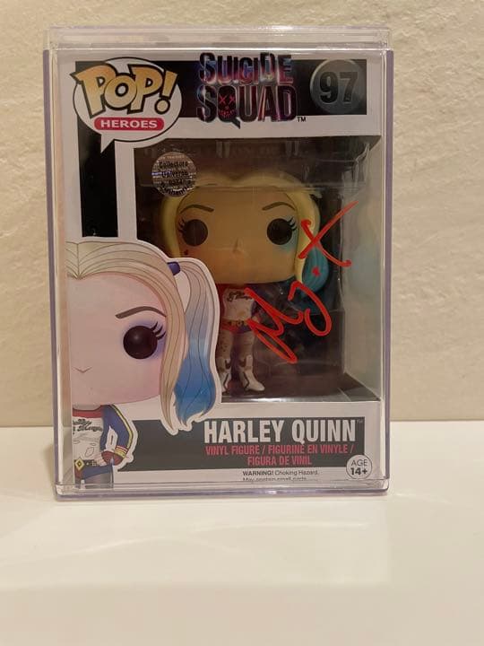 最終価格　FUNKO POP ハーレイクイン マーゴットロビー 直筆サイン レア