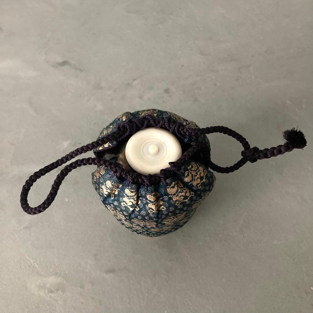 茶道具 肩衝茶入 茶入 仕覆グリーン