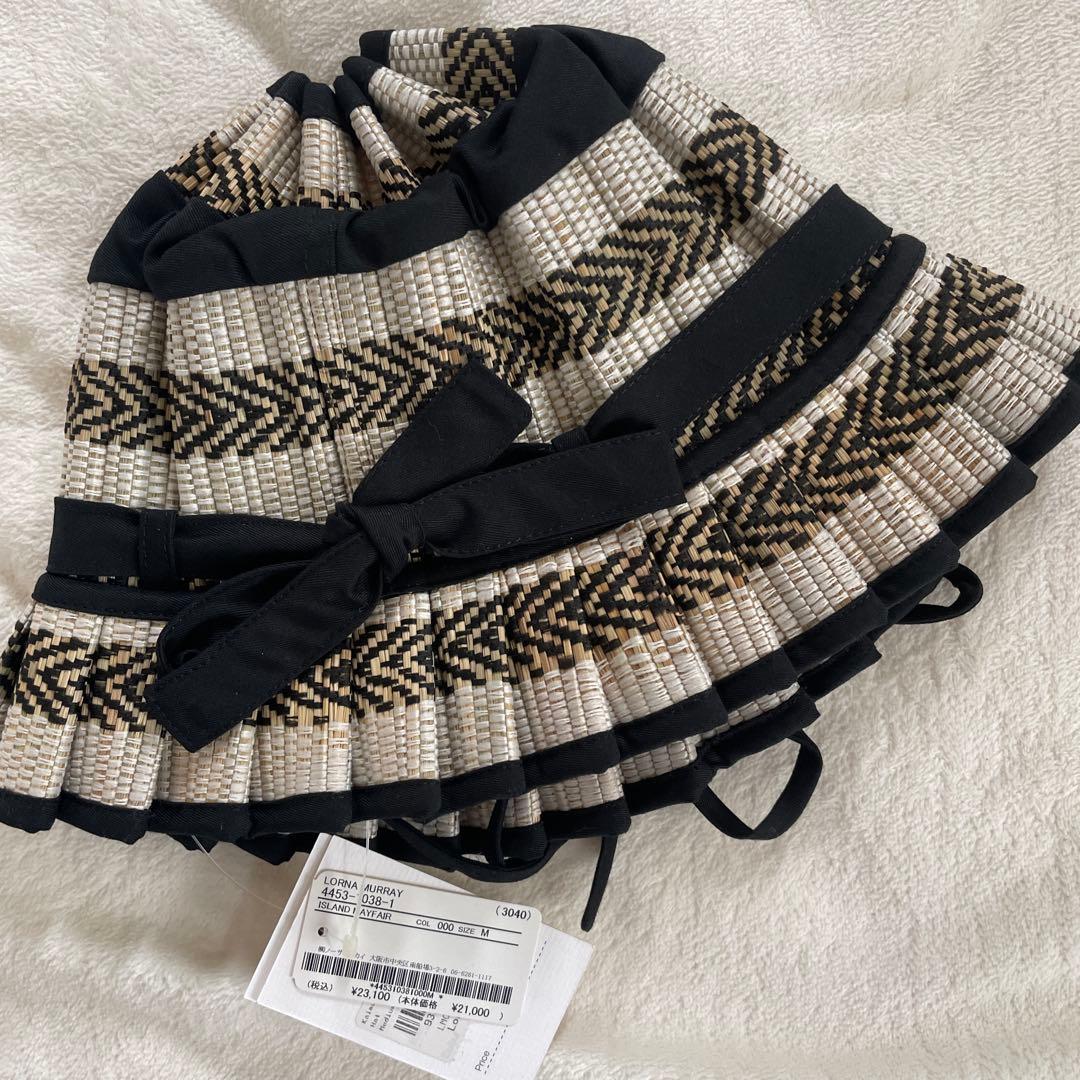 Lorna Murray バケットハット S/M ホワイト/ブラック