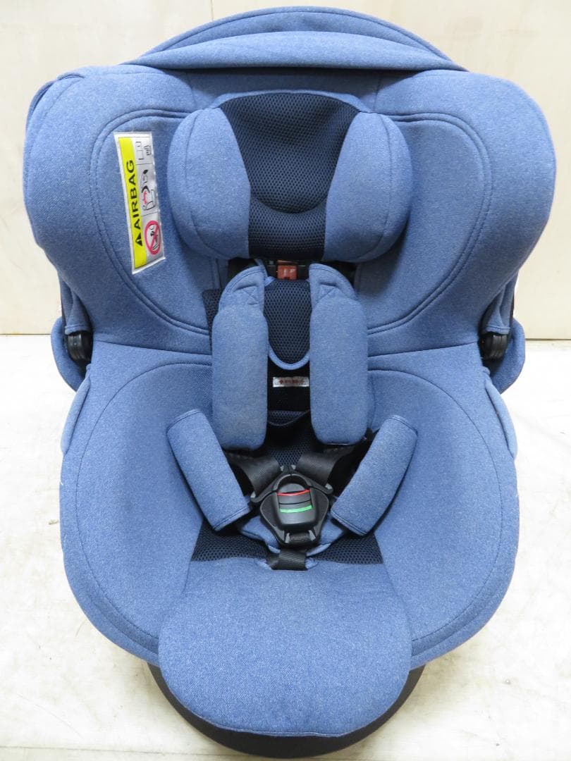エールベベ クルット4i プレミアム チャイルドシート 新生児 ナチュラルブルー