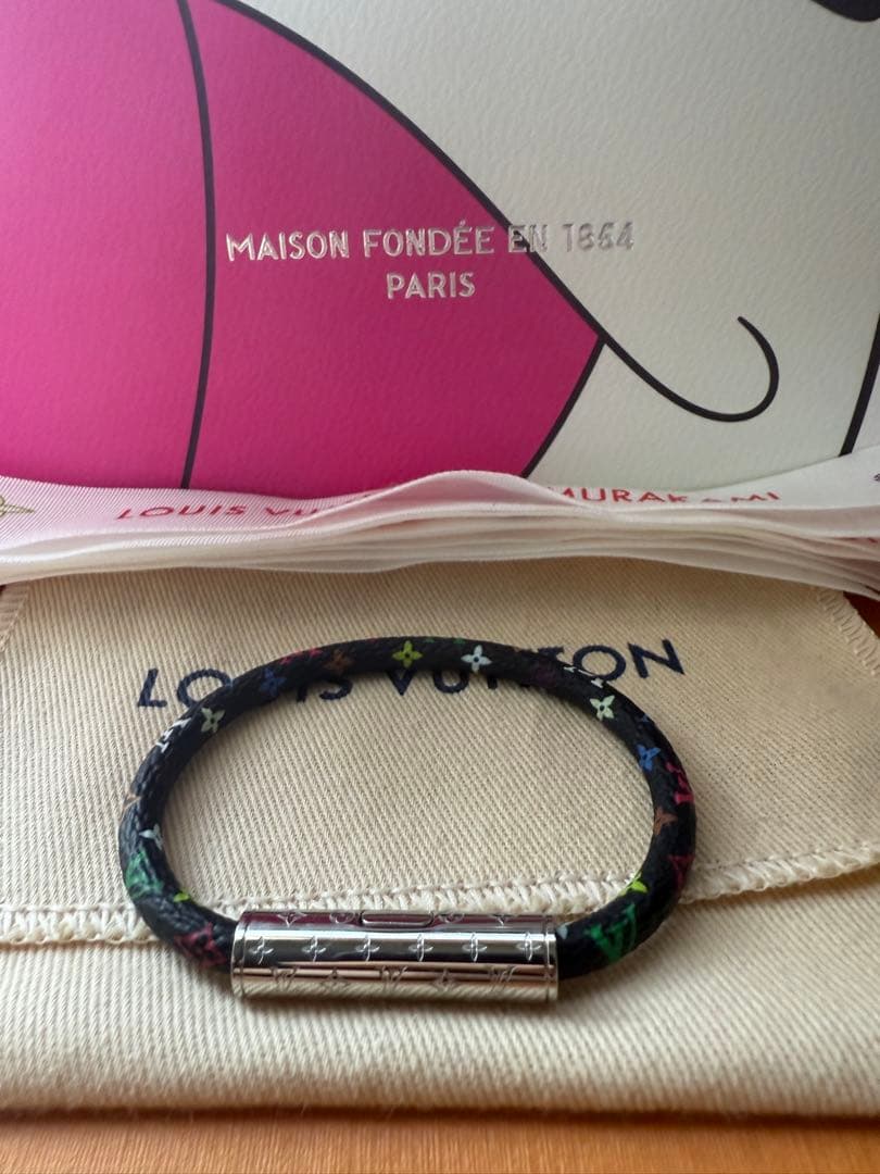 LOUIS VUITTON 花柄バングル・リストバンド　村上隆　２本セット