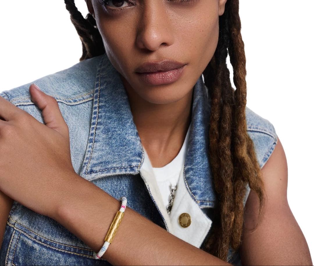 LOUIS VUITTON 花柄バングル・リストバンド　村上隆　２本セット