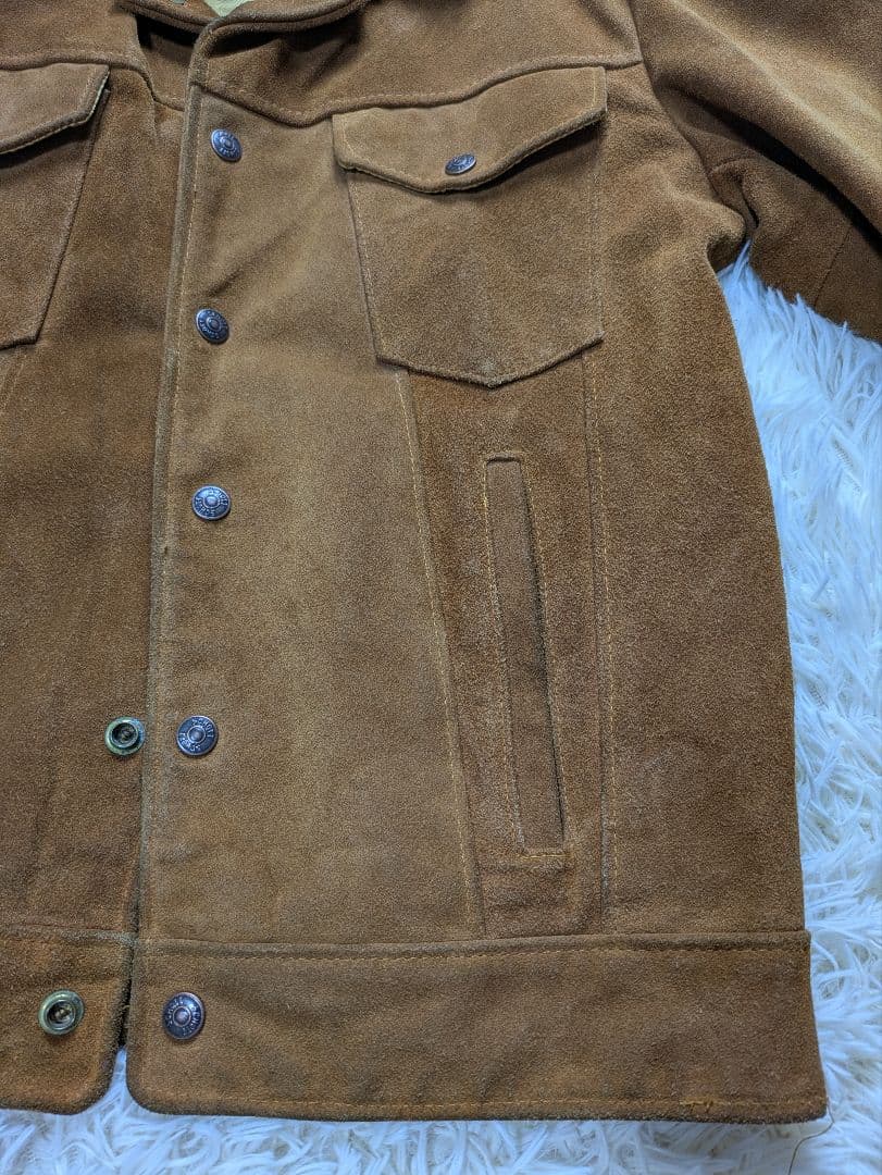 USA製 Schott　トラッカージャケット　3rd　スエード