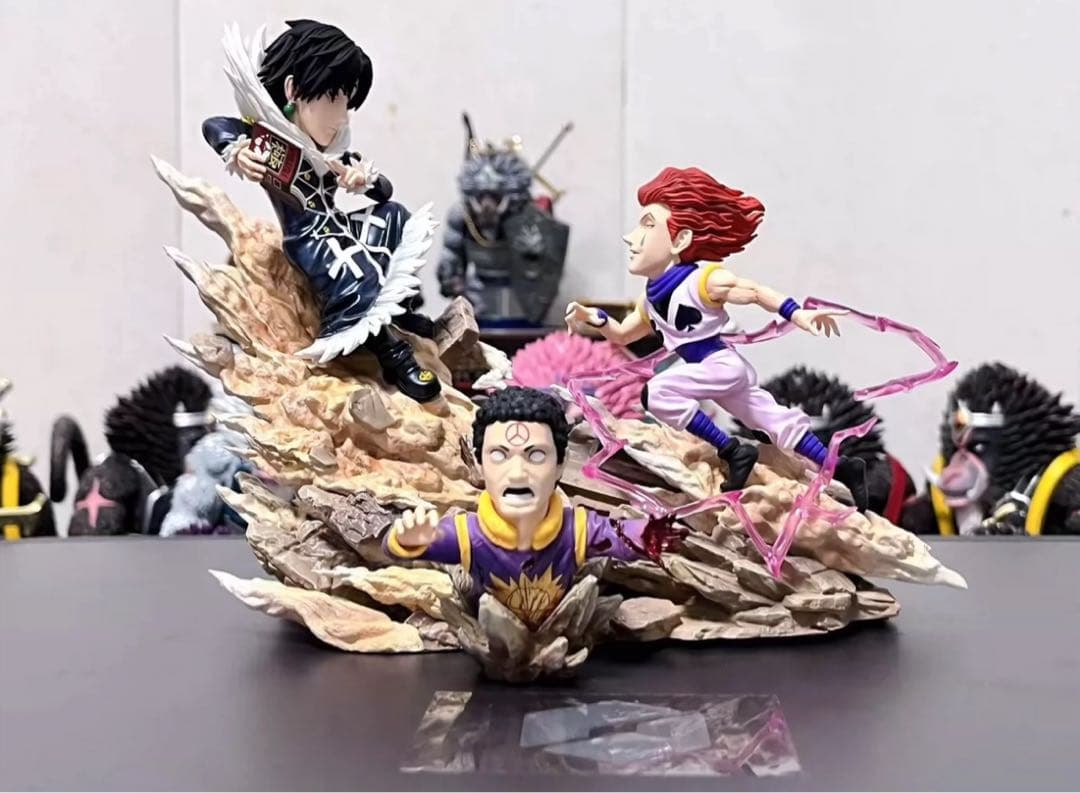 hunter×hunterヒソカ クロロ ガレキ ガレージキット スタチュー
