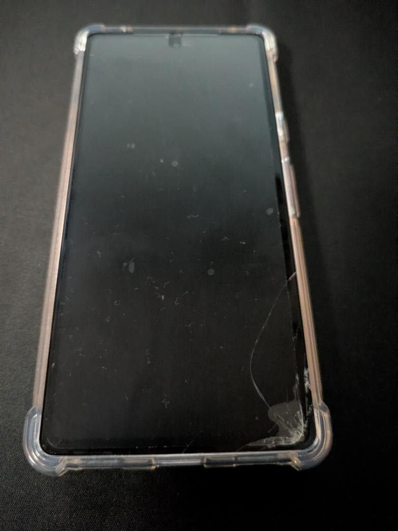 Google Pixel 7a 本体 ブラック クリアケース付き　ジャンク品