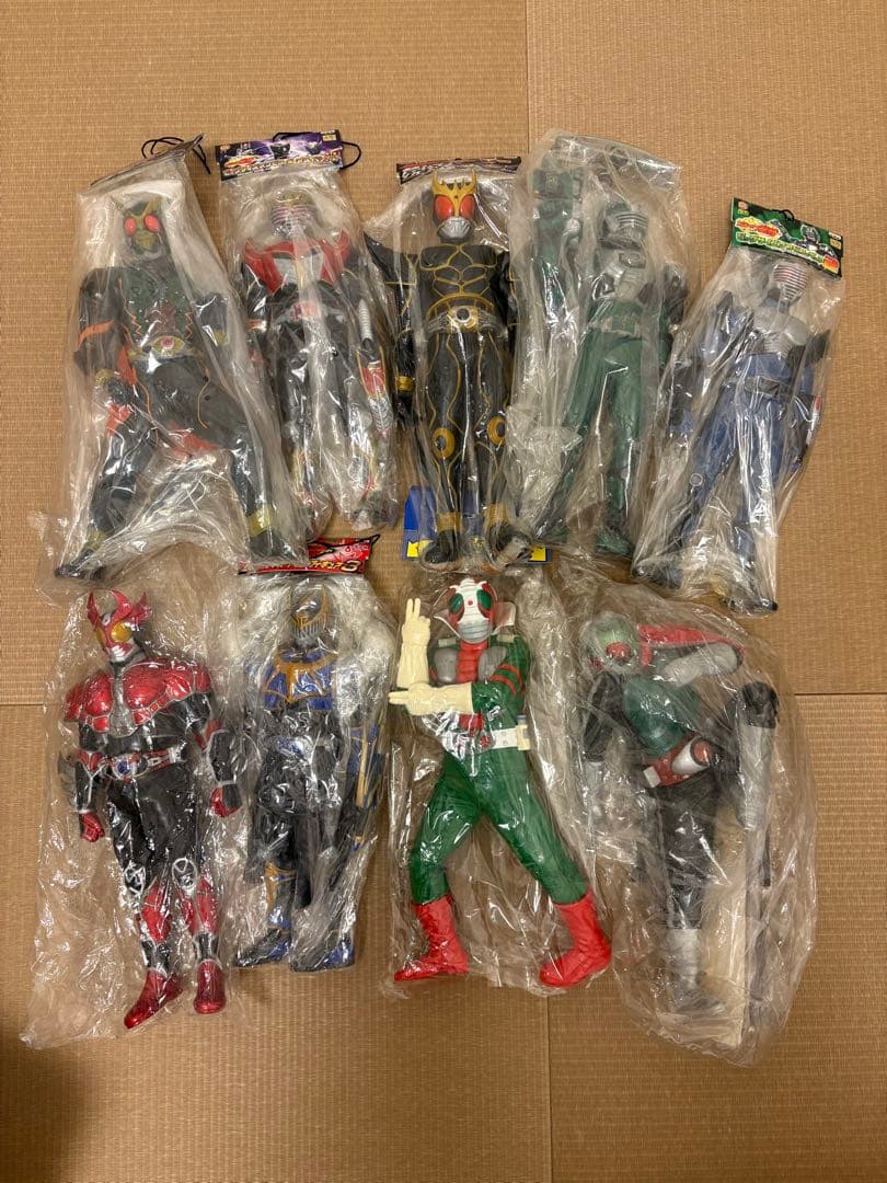 仮面ライダー ビッグソフビ フィギュア 9体まとめ売り