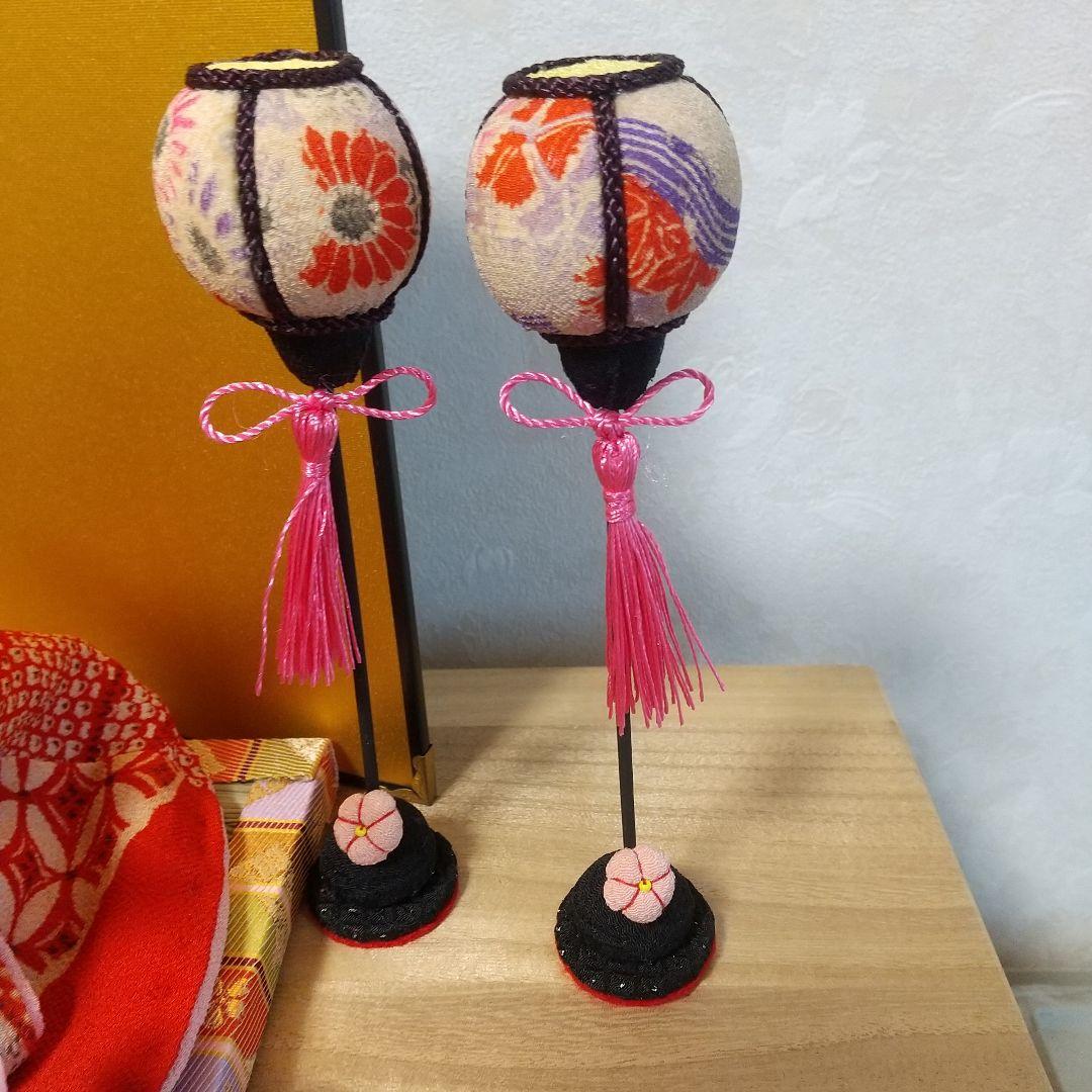 うさぎお雛様花祭り　雛人形　兎　ハンドメイド　縮緬