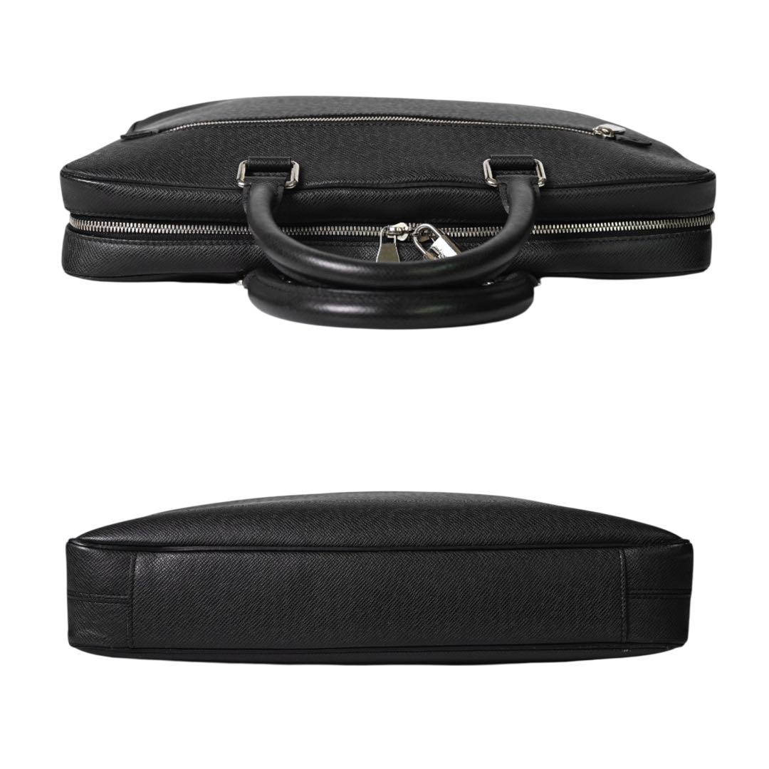 【美品】ルイヴィトン タイガ ビジネスバッグ ブラック トート ハンドバッグ