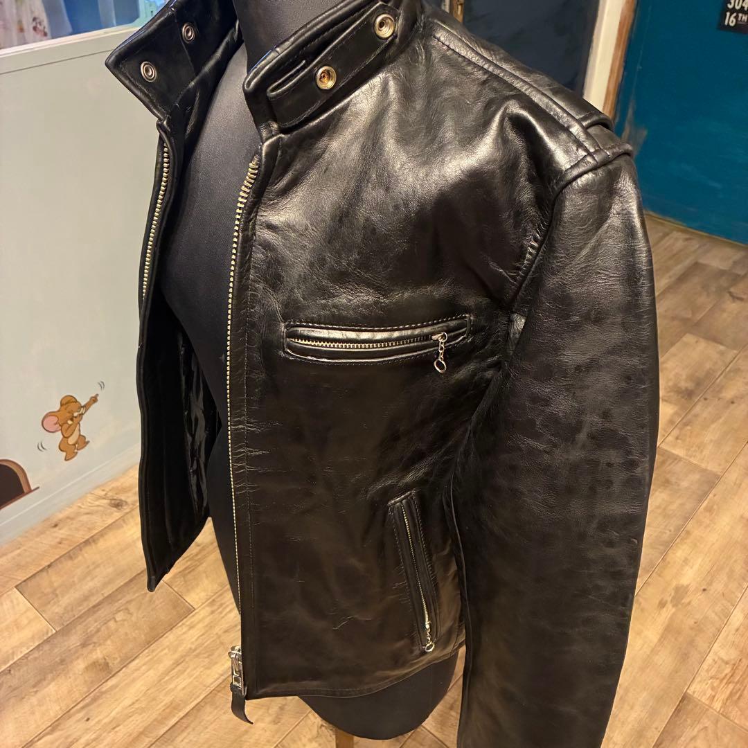 【美品】38inch インディアン モーターサイクル シングル ライダース