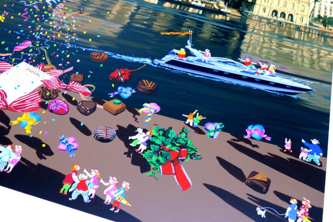 【ヒロ・ヤマガタ】　恋人たちのフェスティバル　シルクスクリーンシート　山形博導