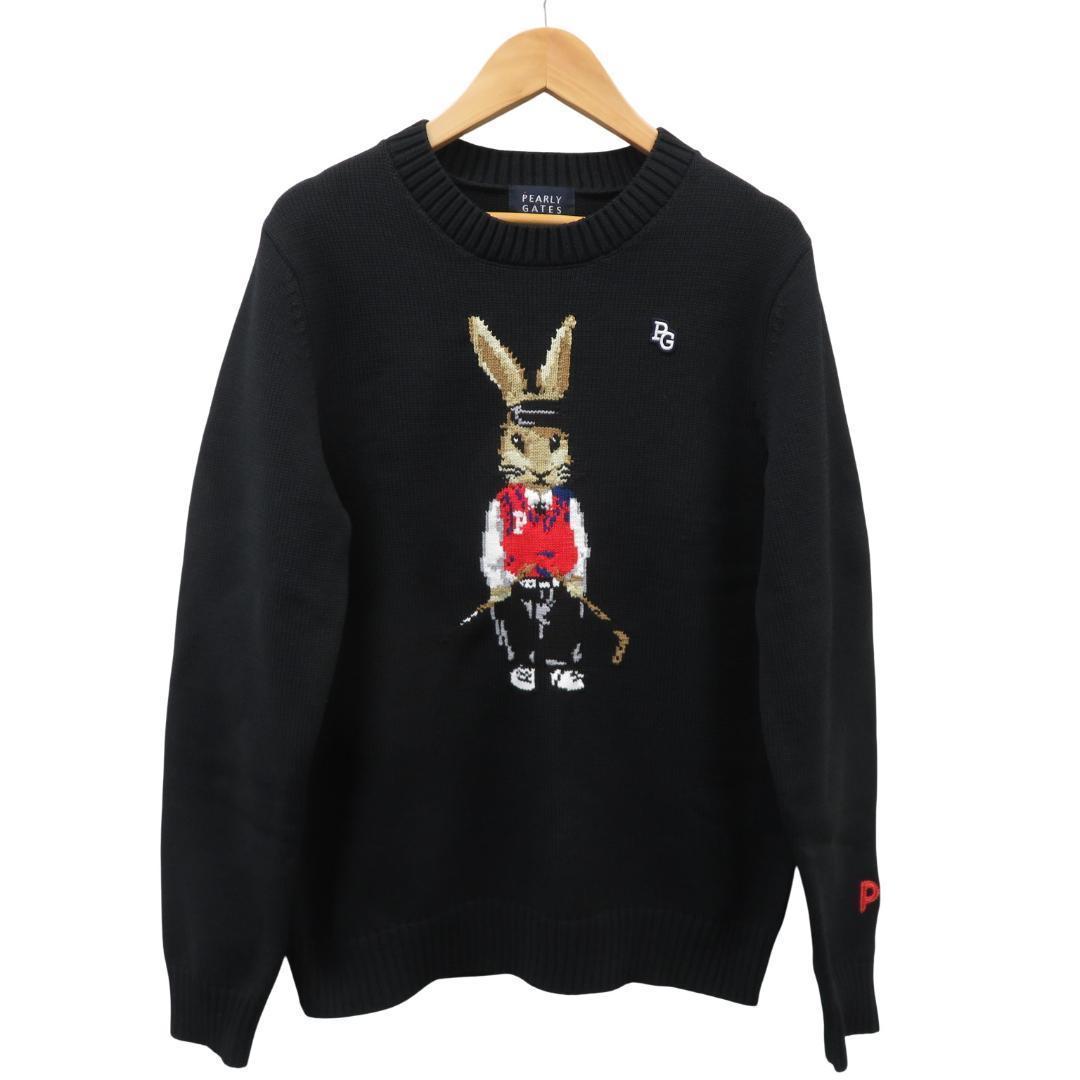 【美品】PEARLY GATES ニットセーター 1 非売品 [M7591]