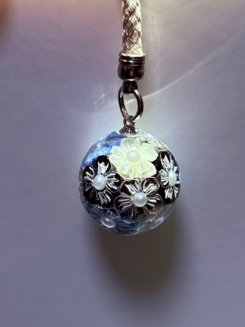 折り紙レジンストラップ